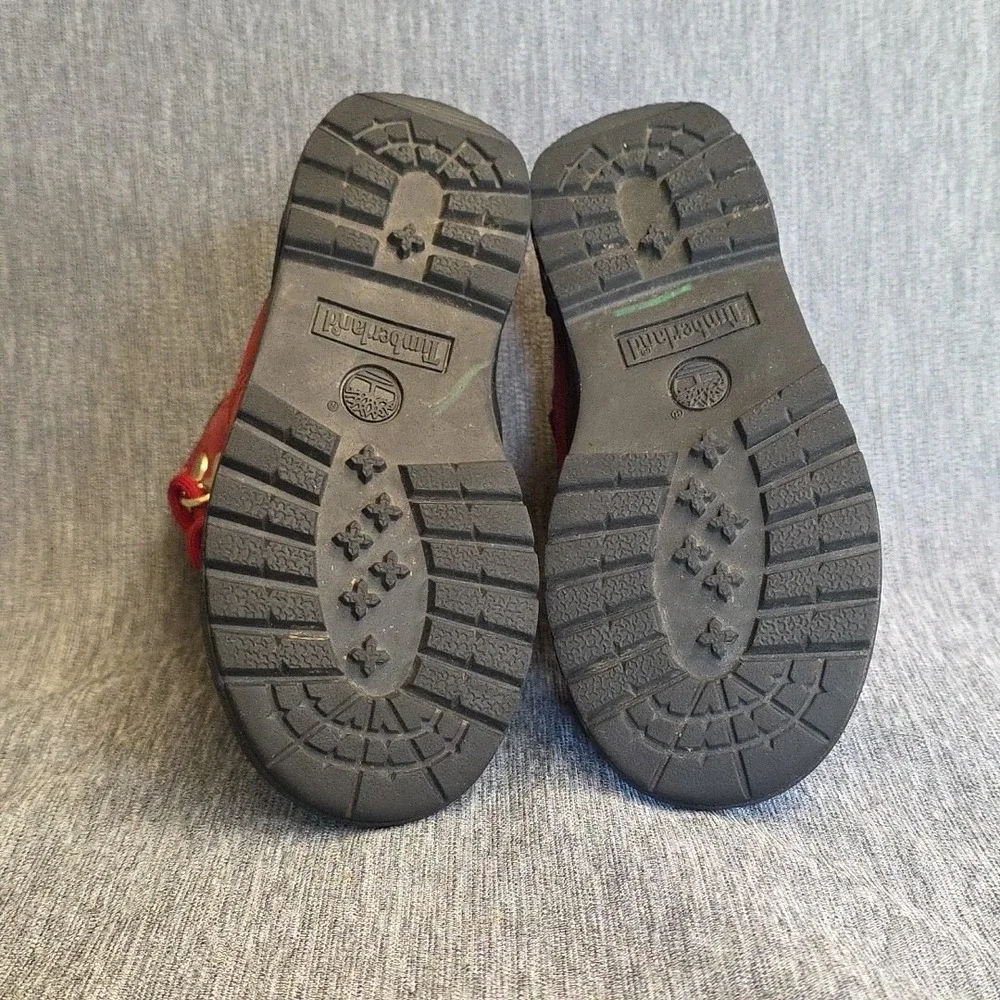 Timberland Toddlers Size‎ 9 Retro Red Lace Up